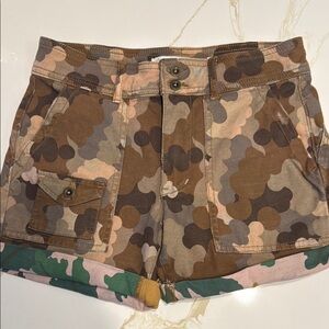 Anthropologie Camouflage Women's Shorts